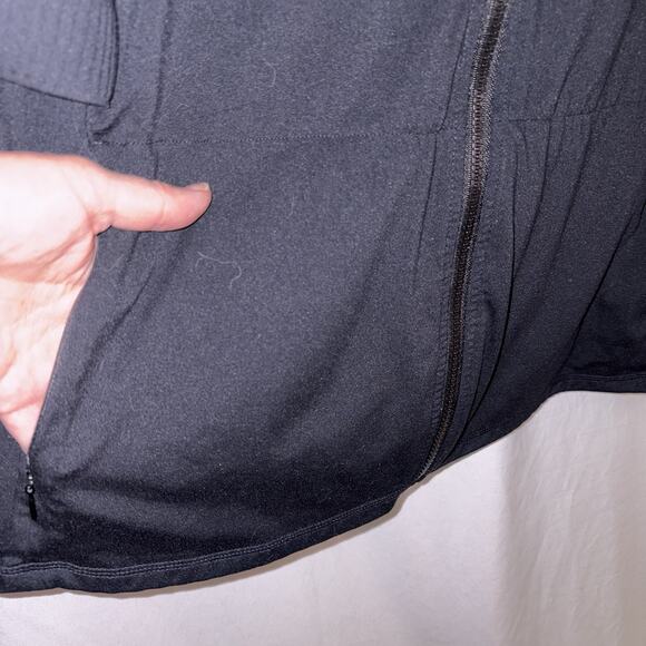 Athleta Womens Black Polyester/Spandex Full Zip Jacket w Pockets Size 4X EUC - Picture 3 of 9